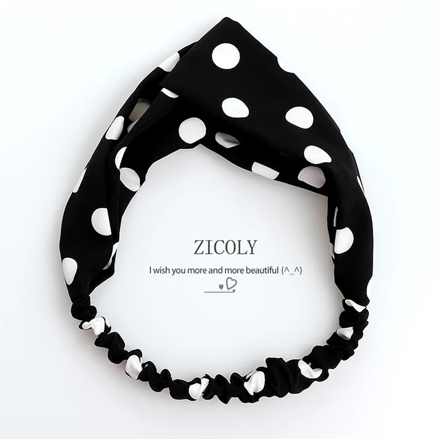 New Women Fashion Hair bands Cross Knot Elastic Hair Band Korean face wash hair band girl small fresh HairBands Hair Accessories style-31