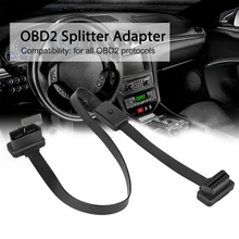 

16-pin male to female OBD2 extension cord adapter connector with ON/OFF switch OBD2 Car adapter cable