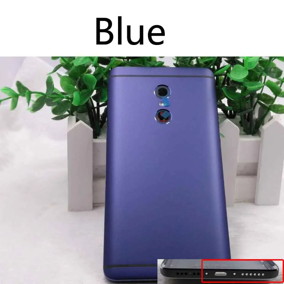Blue-No tool Note4 задняя крышка батарейного отсека для Xiaomi Redmi Note 4 задняя крышка батарейного отсека чехол на заднюю крышку корпус замена корпуса - Цвет: Blue-No tool