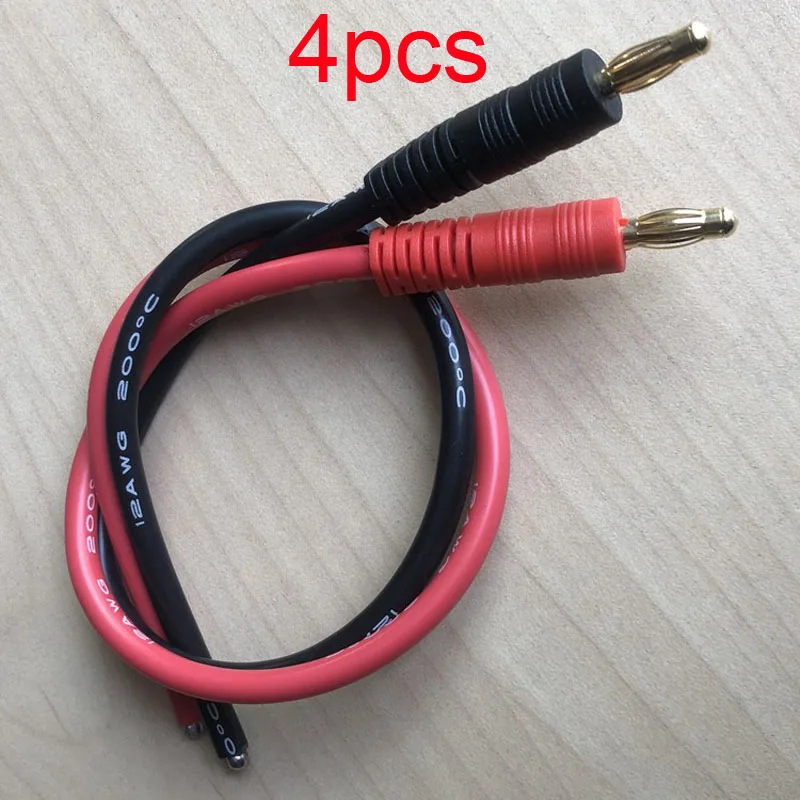 4 шт. B6 сбалансированный зарядный кабель 12AWG Удлинительный провод мм штекер типа