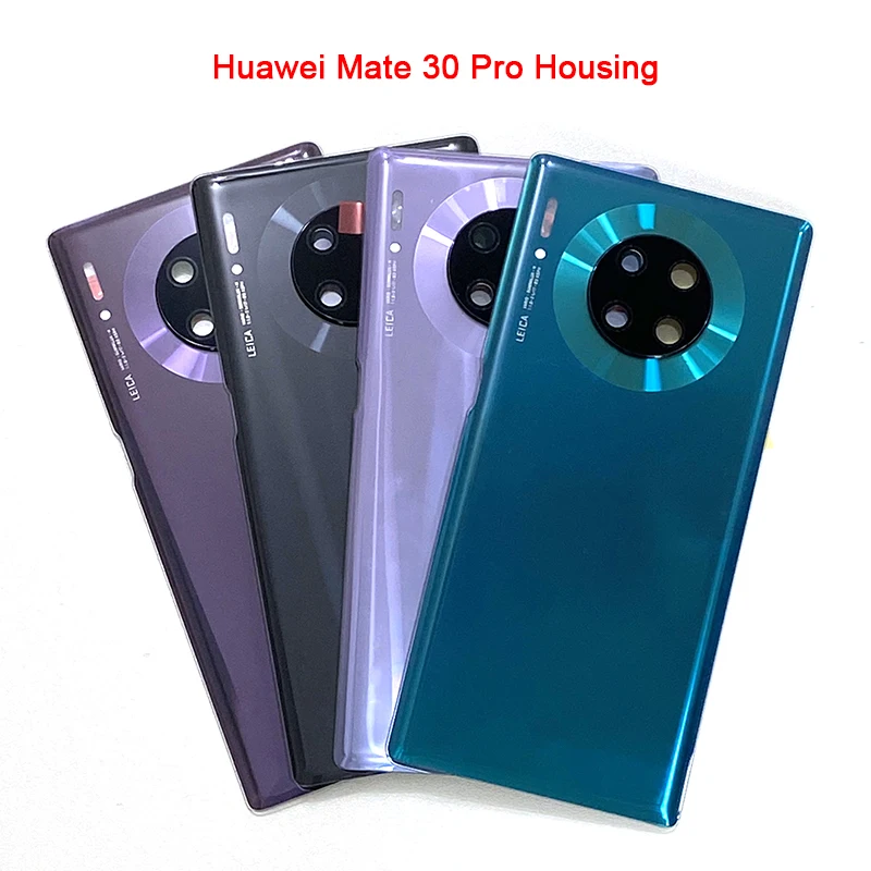 M& Sen для 6,5" huawei mate 30 Pro 3D стеклянная задняя крышка для батареи Корпус+ стеклянный объектив+ рамка для камеры+ наклейка LIO-L09 LIO-L29