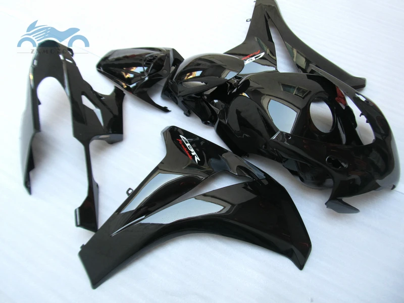 Высокое качество впрыска обтекателя комплект Подходит для Honda CBR1000RR 2008-2011 CBR 1000RR 08-11 черный ABS пластик обтекатель наборы частей KQ14