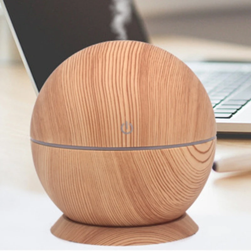 

New Ball 130Ml Air Humidifier Electric Aroma Diffuser Aromatherapy Essential Oil Cool Mist Maker 7 Color Light