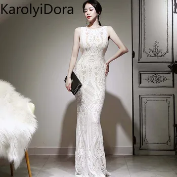 

2020 summer new Korean version of high-end sequin dress skirt temperament slim hip dress skirt fashion dress women