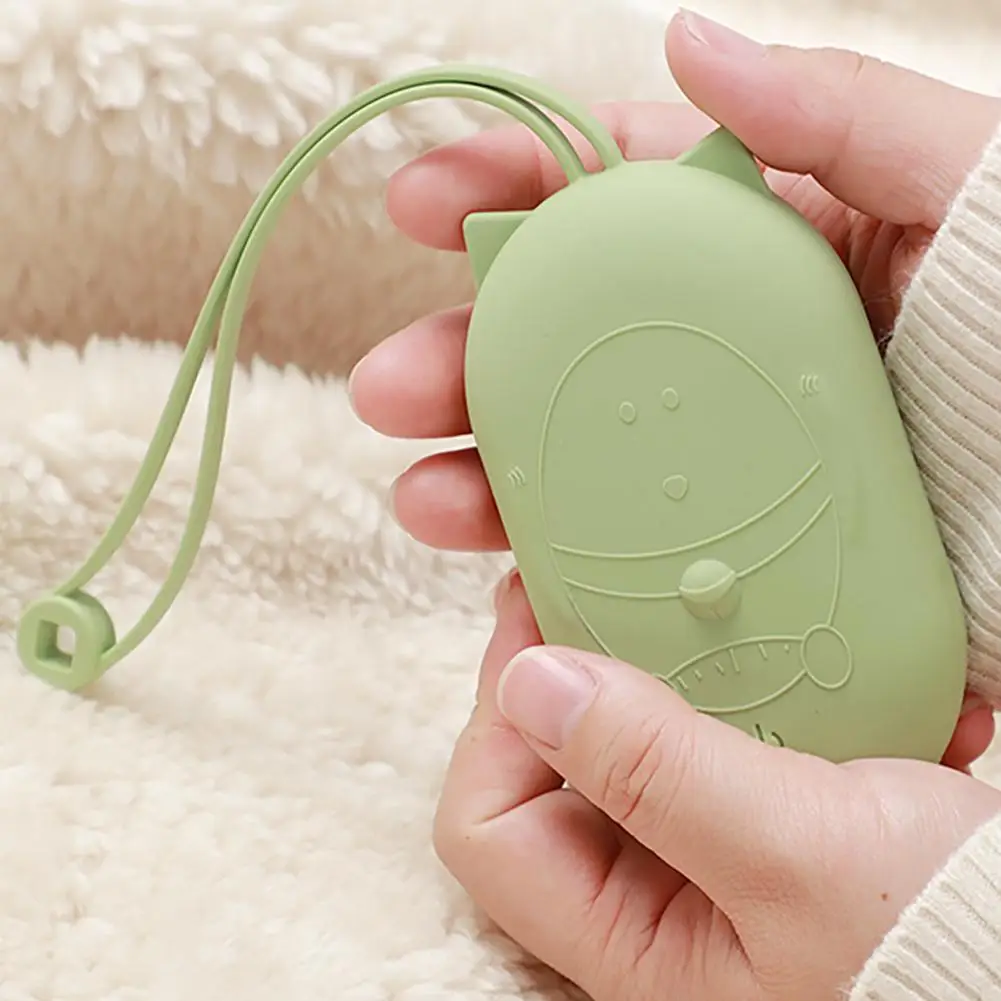 5000mAh мини-панель солнечных батарей ручной зарядка через usb Карманный обогреватель 5 V/2A с длительным сроком службы грелка для рук с двойными бортами теплая аккумуляторная милый внешний вид
