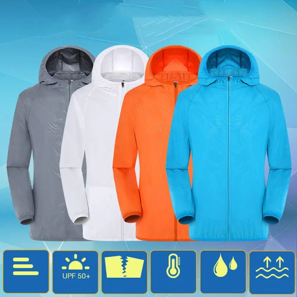 

Man Summer Smart Three-Speed Air Conditioning Coat Cooling Suit Sun Protection Clothing Splash-Proof Fishing Suit Fan Jacket