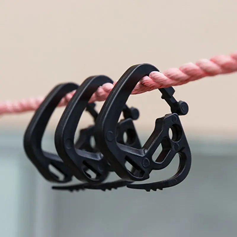 10pcs Shading Net Hook Greenhouse Curtain Line Fixed Clips Outdoor Courtyard Poultry Aquaculture Fence DXAF