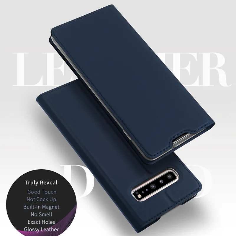Для samsung Galaxy Note10 Note10+ S10 Plus S10E S10 5G чехол роскошный бизнес ультратонкий кошелек кожаный флип-чехол для телефона