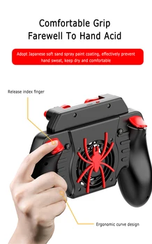 

M20 Game Controller Gamepad with Cooling Fan Gamepad Joystick For PUBG Mobile Trigger Game Pad Holder