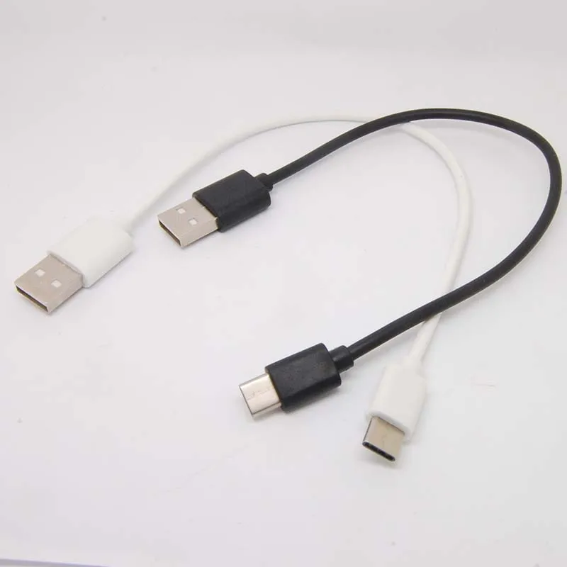 Короткий USB 3 1 кабель Type C конвертер адаптер внешний аккумулятор для телефона