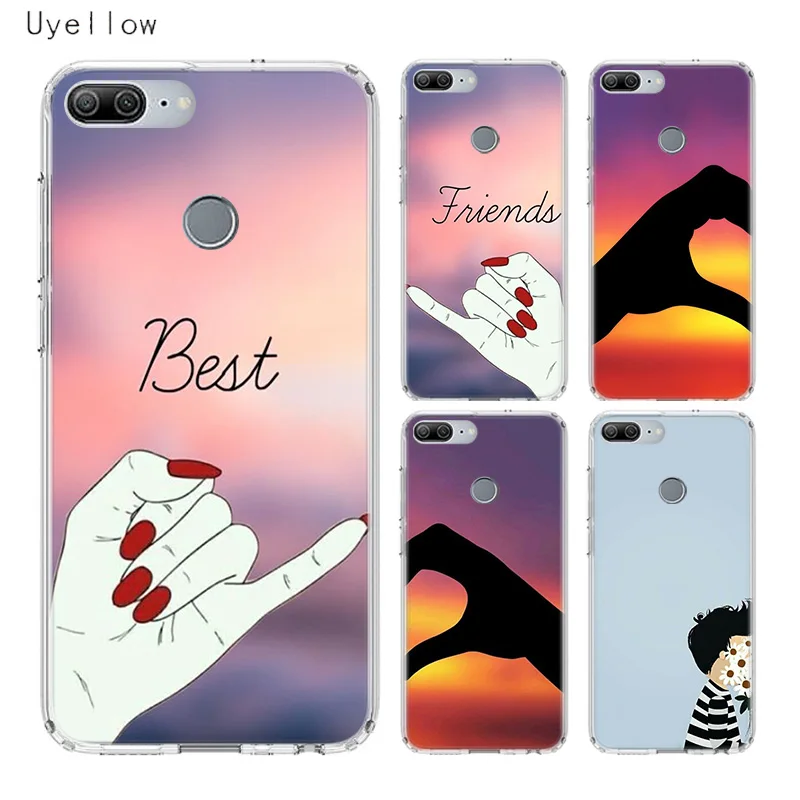

Uyellow Couple Love Phone Case For Huawei Honor 8A 8X 8C 8S 9 9X 10 20 lite Pro For Honor Play 20i V20 Silicone Soft Cover
