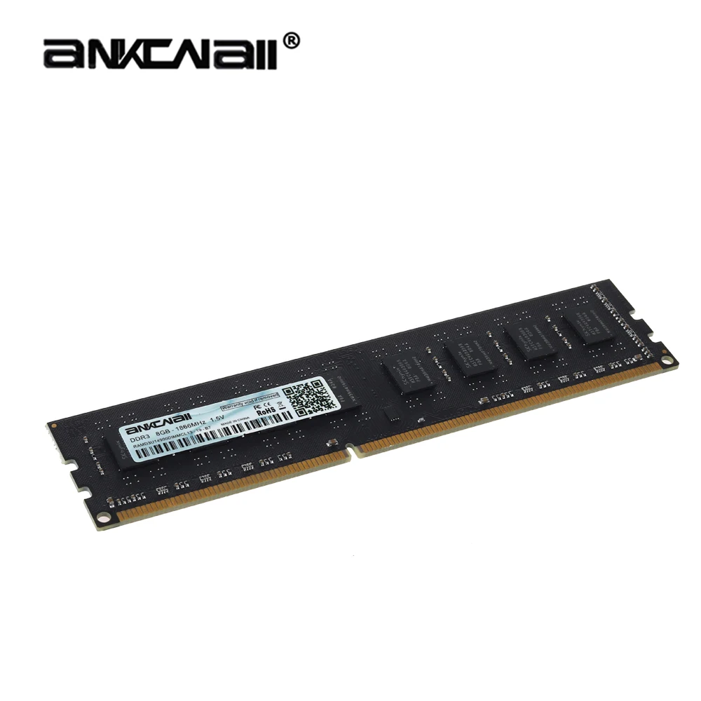 Оперативная память ANKOWALL DDR3 2 ГБ 4 Гб 1866 МГц 1600 1333 для настольного компьютера с