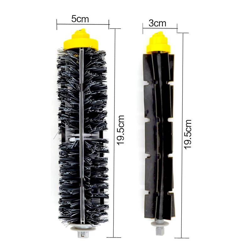 Kit Ricambio Per IRobot Roomba Serie 600 | 2 Spazzole A Rullo, 3 Filtri, 3 Spazzole Laterali E 2 Detergenti | Compatibile Con 675, 690, 670, 671 E Altri