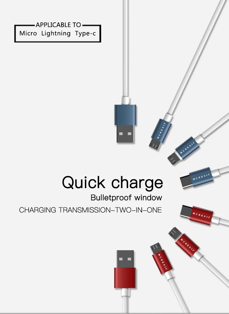Micro USB кабель 2.4A Быстрый кабель синхронизации данных и зарядки для samsung huawei Xiaomi LG Andriod Microusb Кабели для мобильных телефонов
