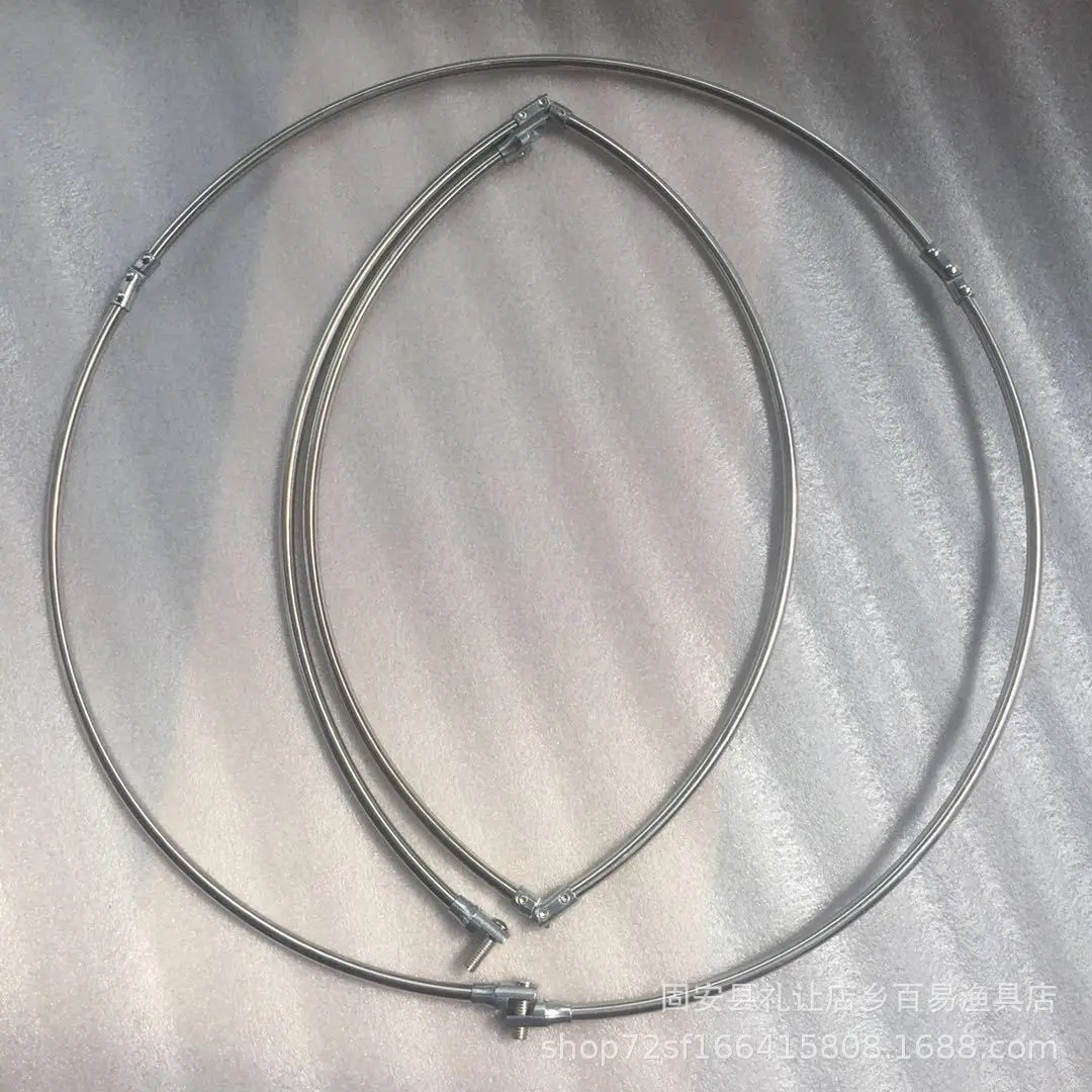 

Dip Net Circle Stainless Steel Rivet Folding Circle 8 Mm Screw Universal Triangular Dip Net Fishing Gear