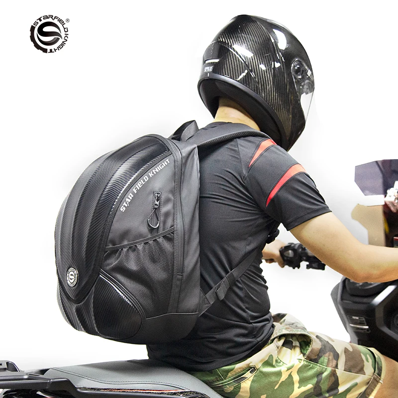 New Carbon Fiber Motorcycle Helmet Bag 