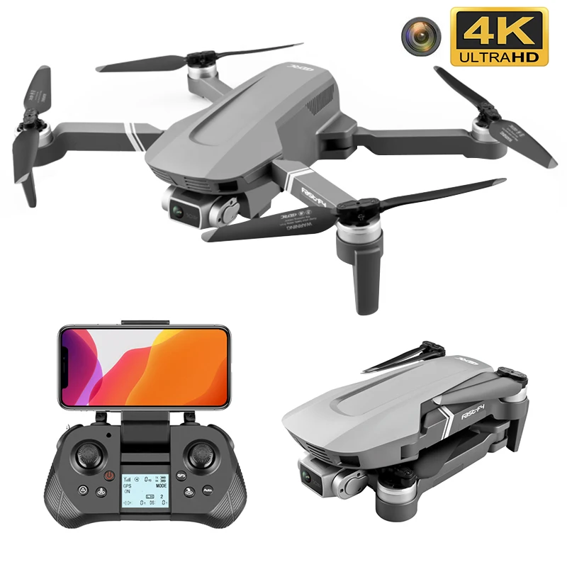 US $96.99 F4 RC Dron GPS 2Axis 4K Dual Camera AntiShake Gimbal Profesional With 5G WiFi FPV 2000m Image Transmission Brushless 25 Mins