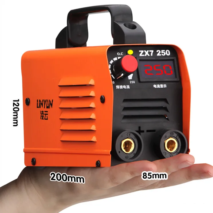 

250A 110-250V LED Display Welding Machine Compact Mini MMA Welder Inverter welding semiautomatic