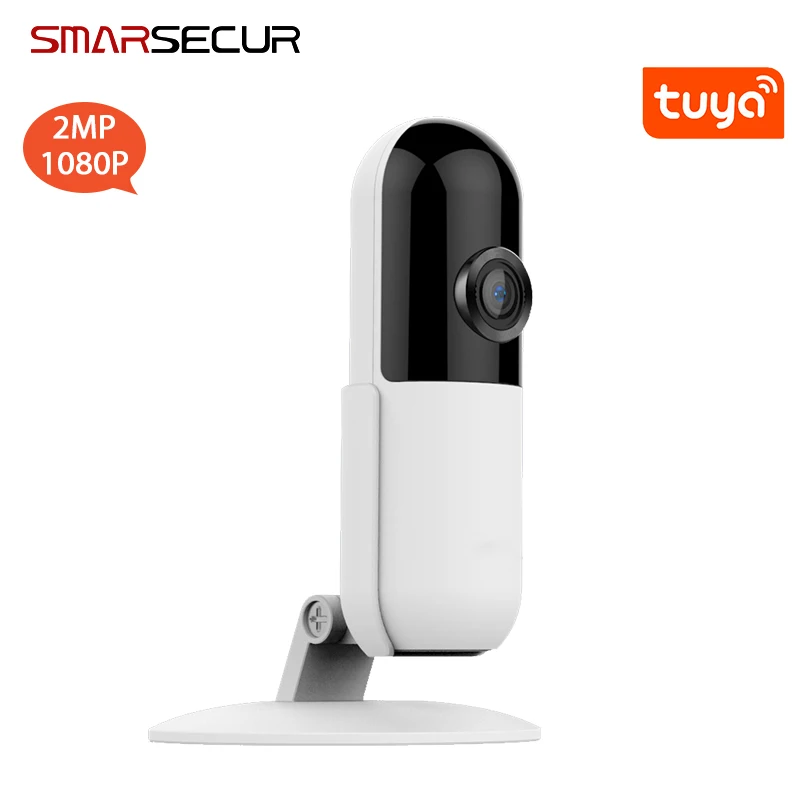 Tuya Smart life WiFi IP камера 1080P Домашняя безопасность мини-камера Tuya с ночным видением инфракрасная двухсторонняя аудио