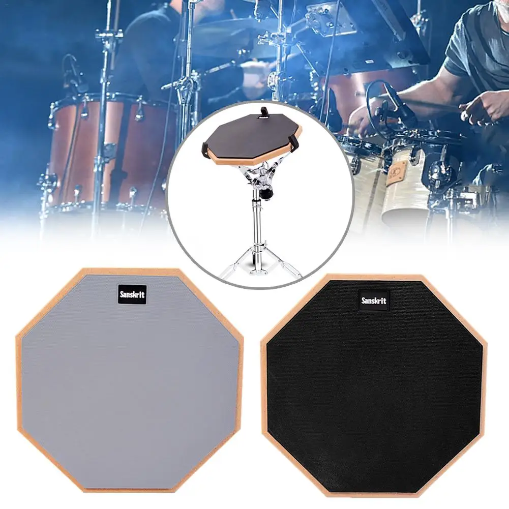 12 Inches 2 Sided Practice Pad Practice Drum Pad Children Practice Pad