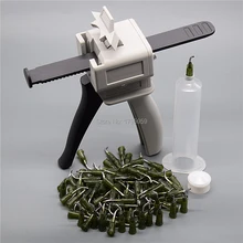 14 г изогнутые конические дозирующие наконечники иглы 30 мл ручной пистолет для клея Инструмент УФ клей пистолет 30cc клей шприц-дозатор баррель