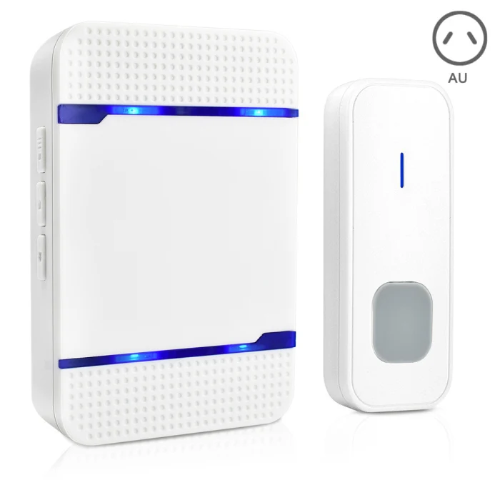 300M 5 Volume Wireless Doorbell Transmitter+Receiver Home Door Bell Set with 55 Ringtones ING-SHIPPING