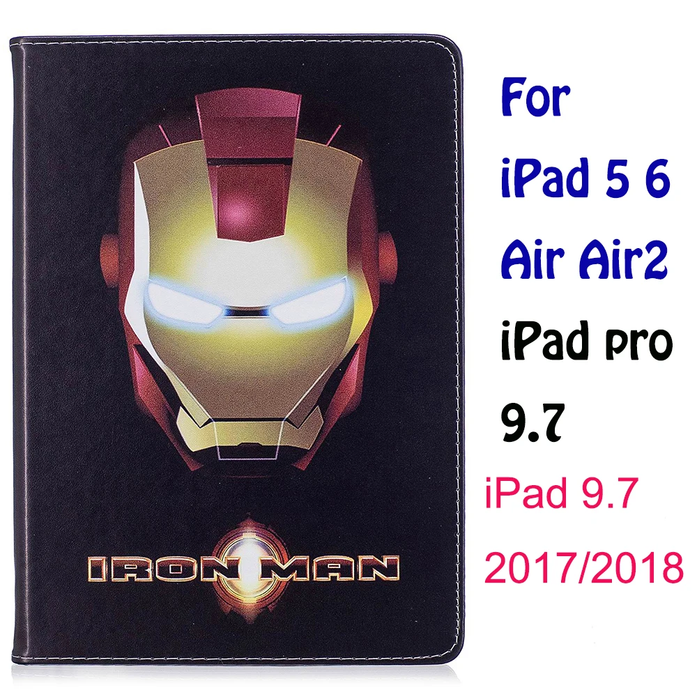 Чехол для ipad 4 air 2 ipad 9,7 ipad mini 1/2/3/4/5 Pro Movie Marvel Мстители эндгейм Тор стенд coque capa Cover - Цвет: as photo