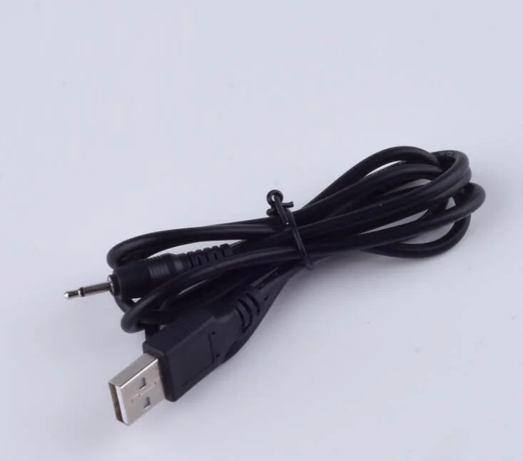 50 шт./лот,, USB в DC 2,5 мм разъем, зарядный кабель, кабель питания для наушников, USB зарядка, AUX моно аудио кабель, аудио разъем, Adpater