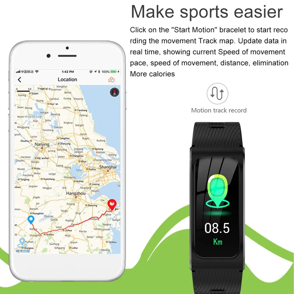 AK12 Smart bracelet Color Screen Waterproof Women's Watch sphygmomanometer menstrual cycle activity monitor Sports Band pk x3 s2