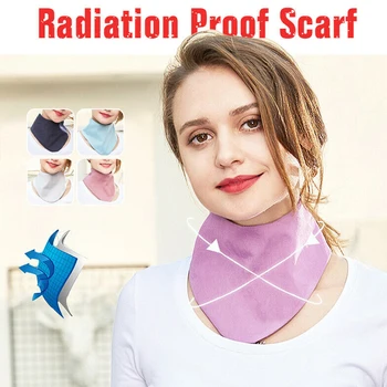 

Breathable Phone Computer Scarf Workplace Neck Cover Office Radiation Shield One Size Home For Thyroid Protective Collar Soft