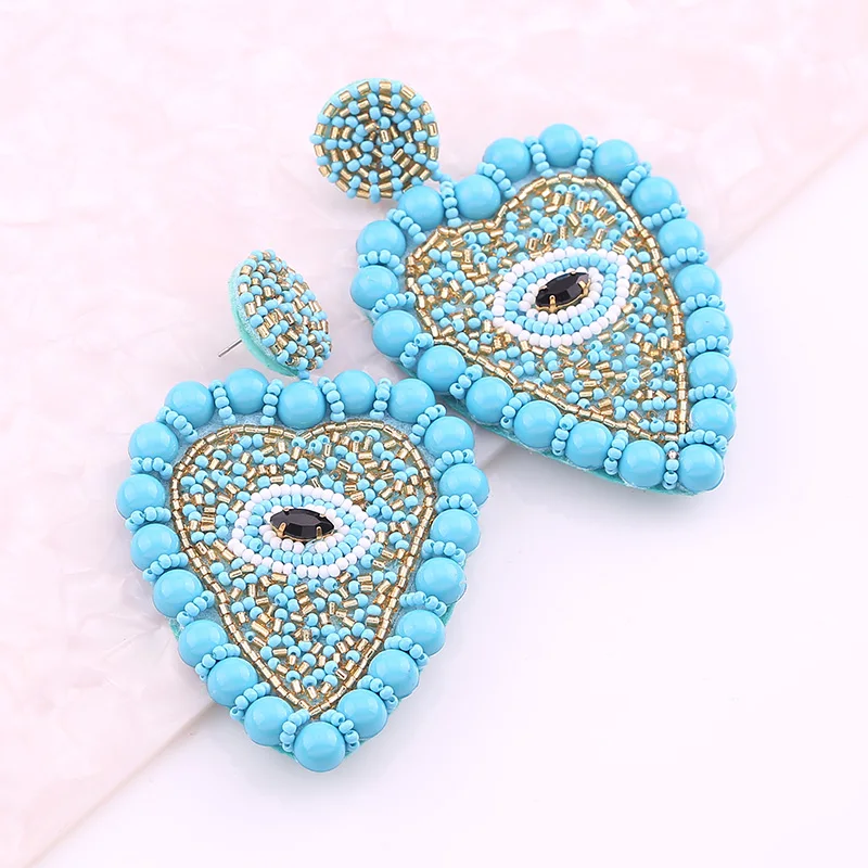 2019 New design fashion Jewelry Beads Earrings for women boho drop earrings long earrings