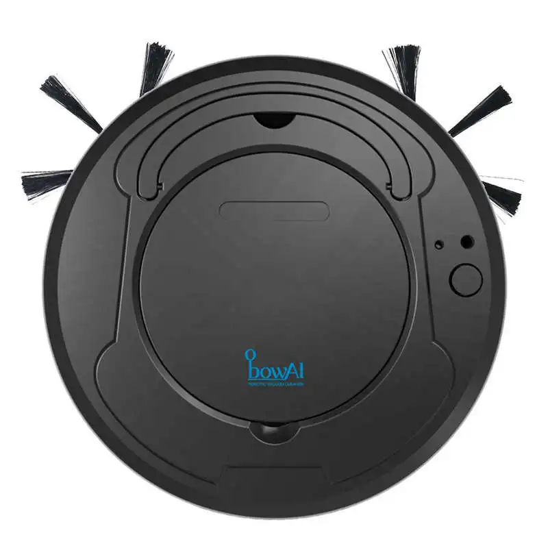 Black 1800Pa Многофункциональный Умный уборщик пола, 3-в-1 Авто Перезаряжаемые умный робот для уборки сухой мокрой подметальная вакуумный очиститель воздуха автомобиля - Цвет: Black