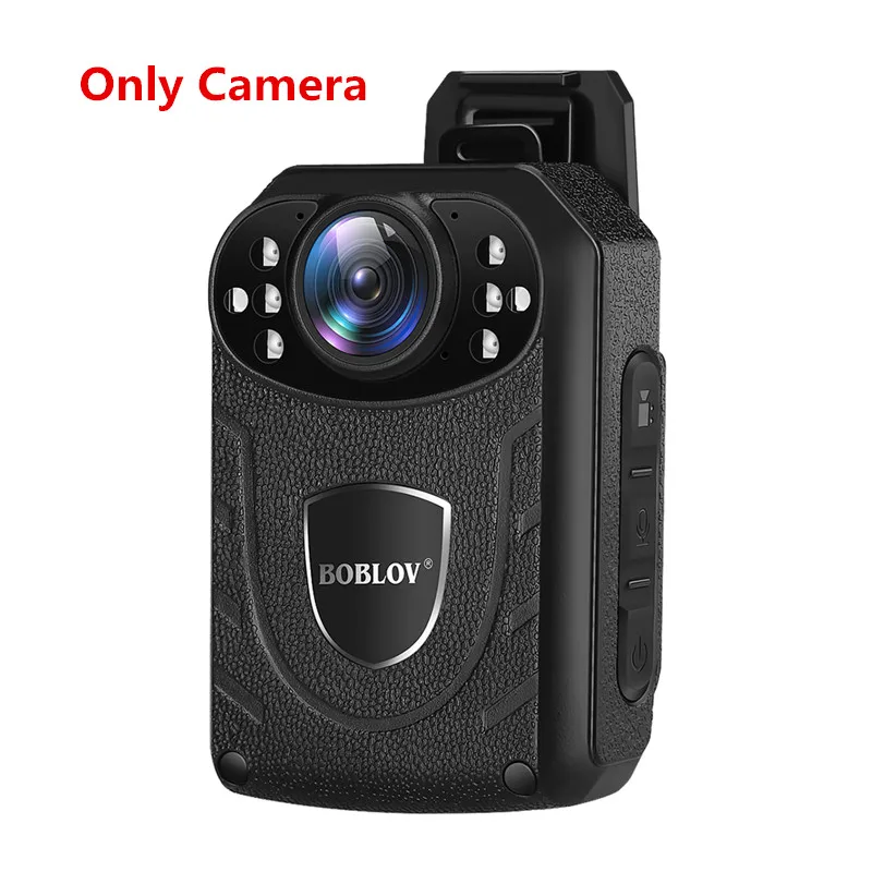 Boblov KJ21 Переносная Камера HD 1296P DVR видео камера безопасности ИК ночного видения носимые мини видеокамеры полицейская камера - Цвет: only camera