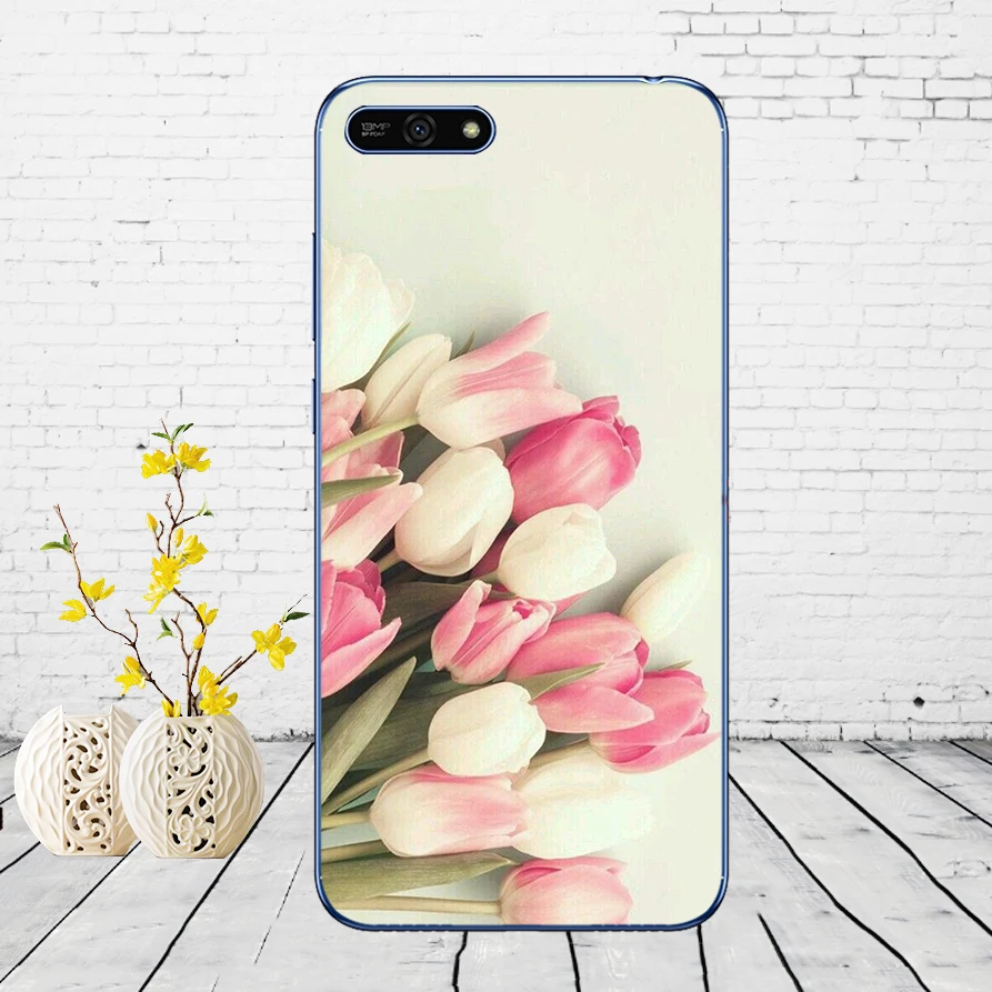 Для huawei Honor 7A 5," дюймов Мягкий Силиконовый ТПУ для телефона задняя крышка 360 Защитный чехол для huawei Honor7A чехол - Цвет: F11