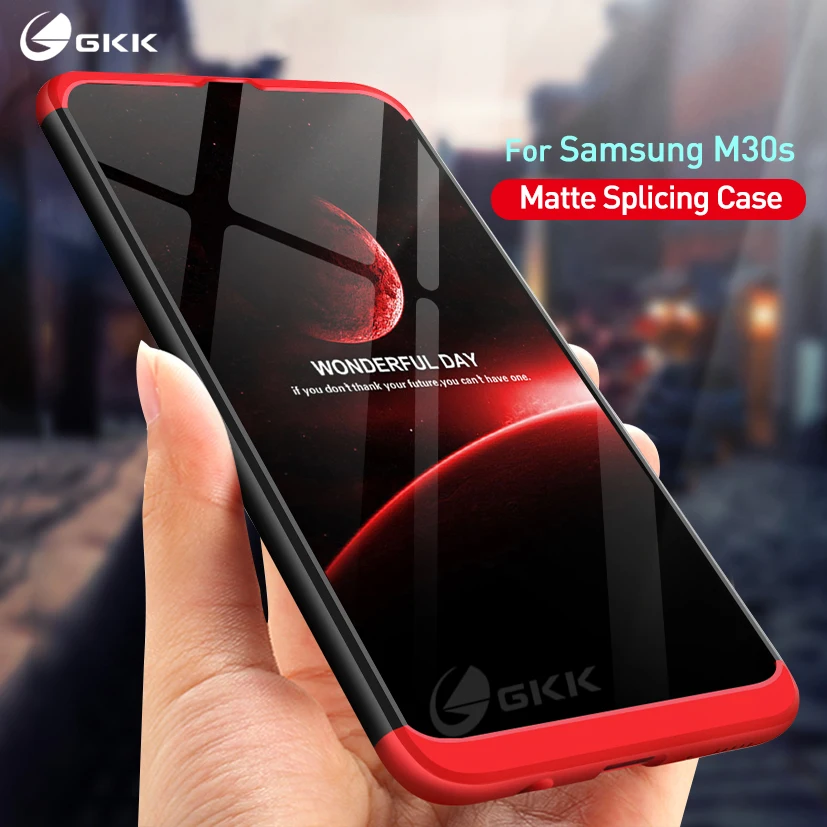 Роскошный защитный чехол GKK для Samsung M30s противоударный Матовый Жесткий M21 M31 A50 A51 A71