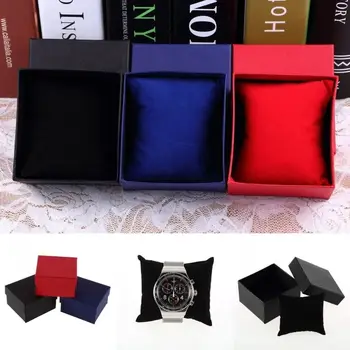 

High Quality Paper Cardboard Watch Box Case Storage Organizer Wedding Engagement Rings Gift Box Jewelry Display 83x78x52mm