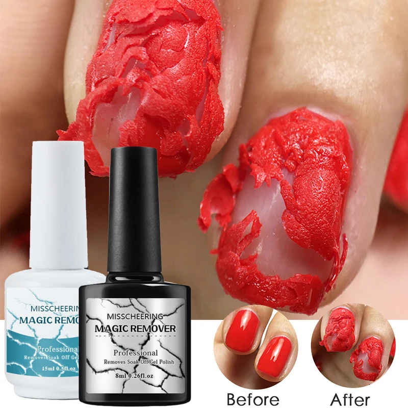 

Misscheering Burst Nail Remover Magic Nail Remover Nail Glue Special Nail Polish Remover Nail Art Tools For Manicure TSLM2