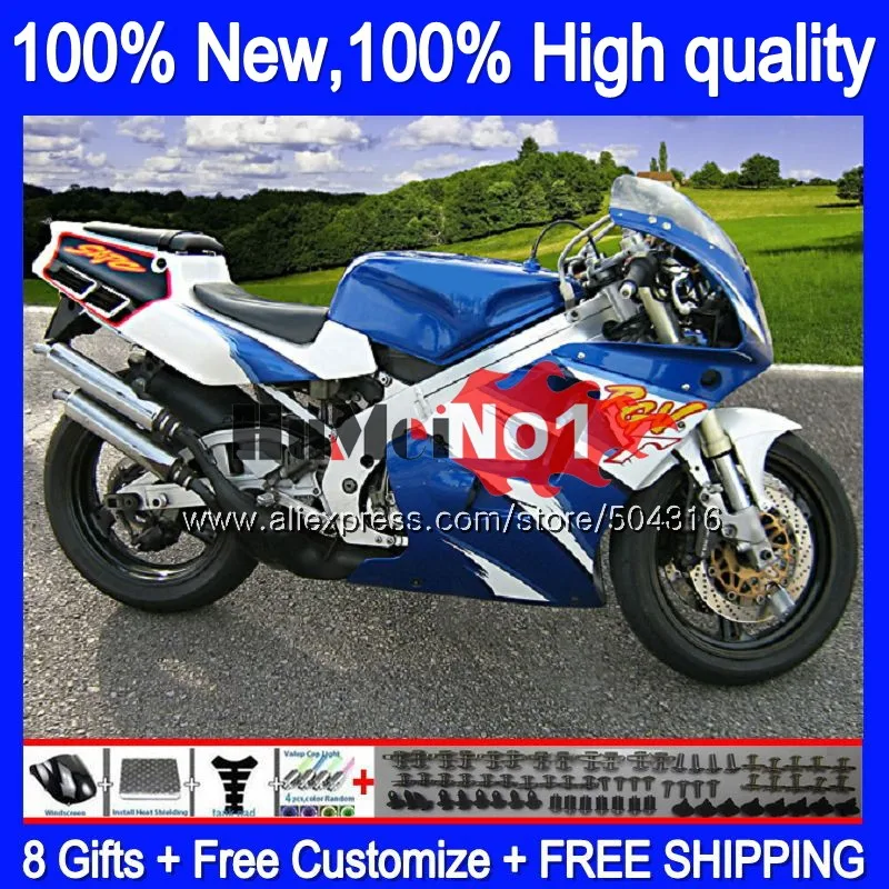 Корпус для SUZUKI RGV 250 VJ22 RGVT250 SAPC VJ23 завод синий 42MC. 98 RGV-250 VJ 23 RGV250 1995 1996 1997 1998 95 96 97 98 обтекатель - Цвет: No. 1