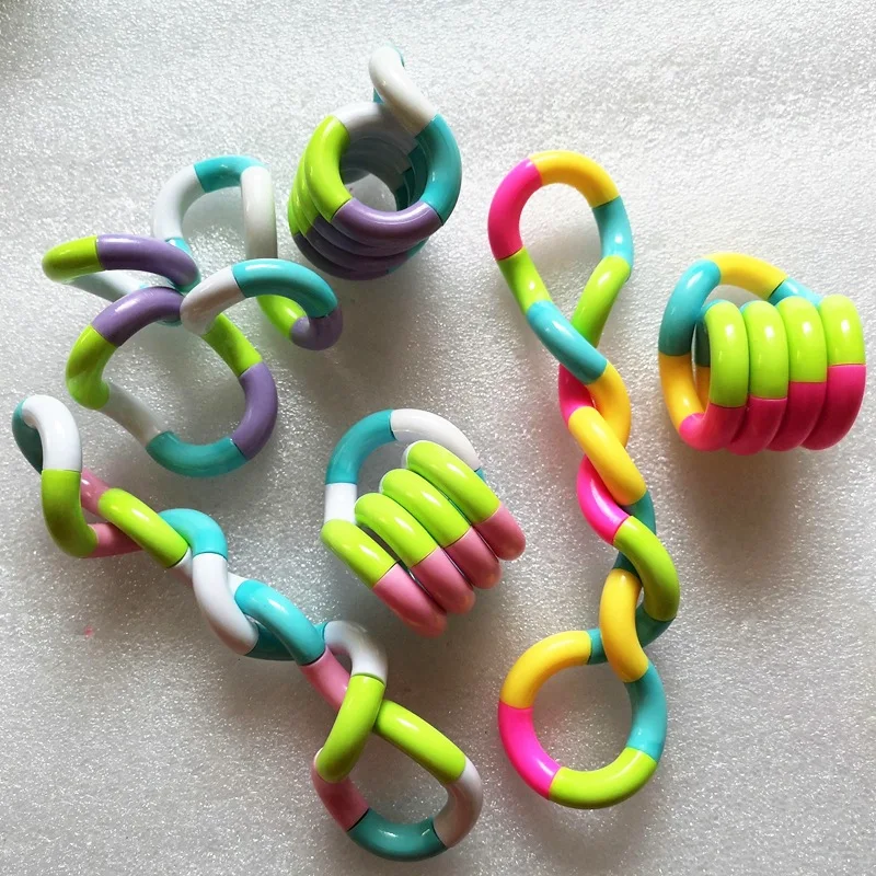 Tangle Rope Twist Fidget Toy Rrainbow Circle Sensory Autism Therapy Jouet  Anti Stress Enfant Juguete Antiestres Niños Gift - AliExpress