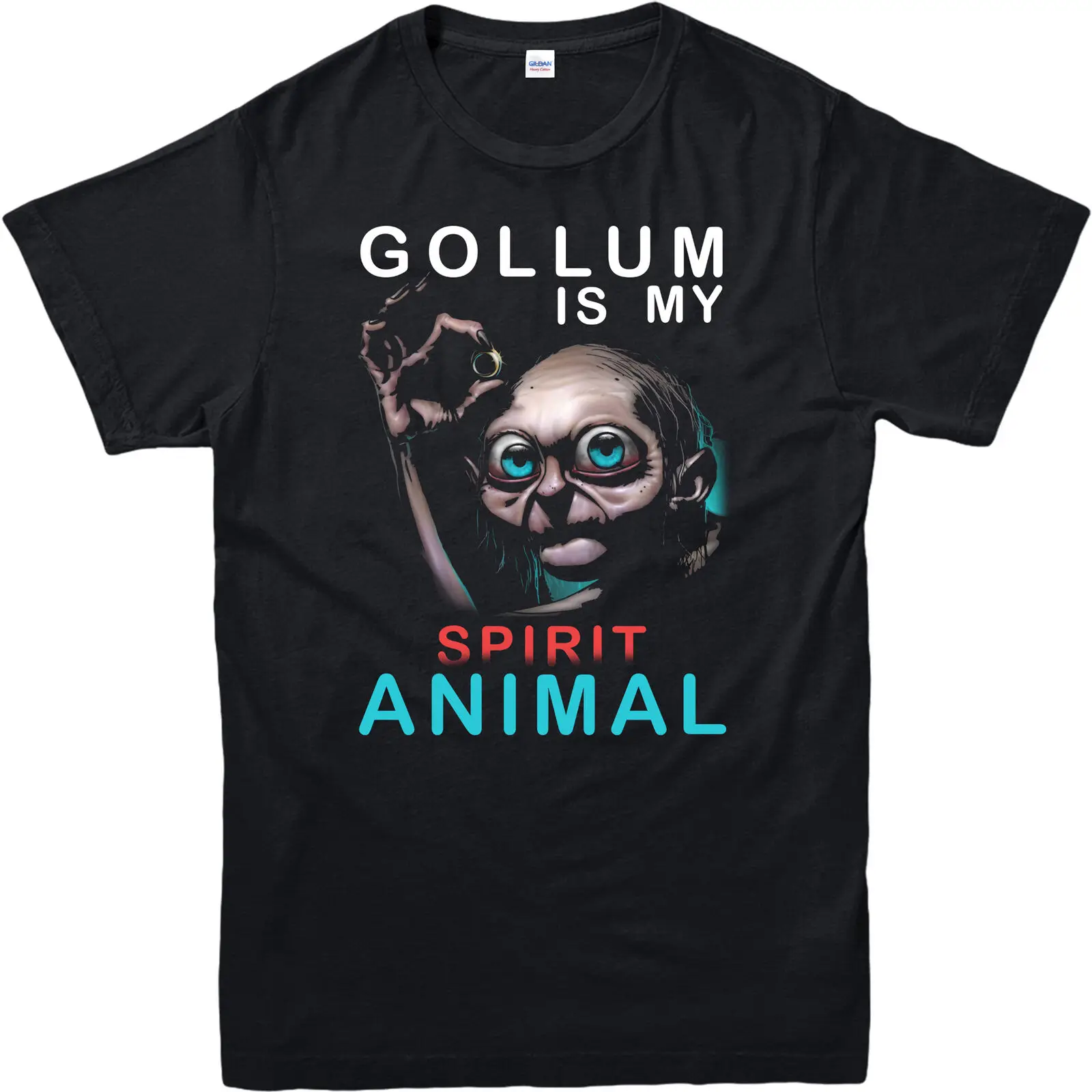 

Gollum is my spirit animal Adult T-shirt, Lord of the rings spoof inspired top