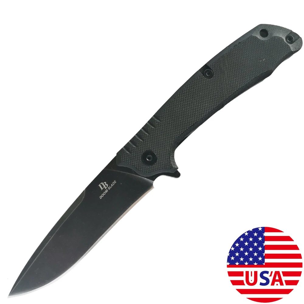 D2 лезвие высококачественный складной нож легко резать бамбук кемпинг туризм