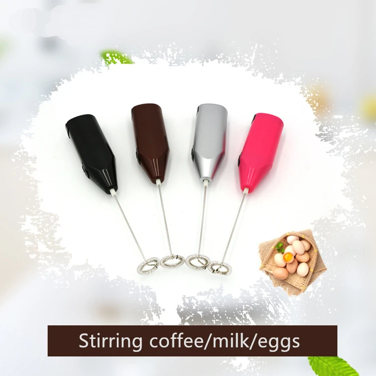 

Portable Coffee Blender Electric Milk Mixer Stainless Steel Blender Hand Mixer 5 Batteries Small Blender Kitchen Product