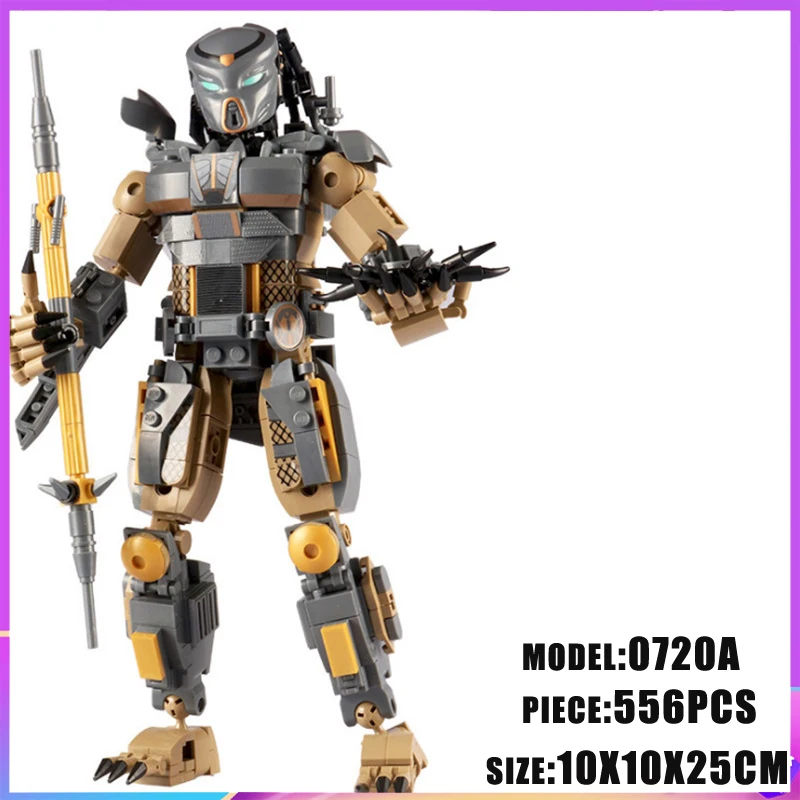 

Sluban 0720 Alien Vs Predator Super Heroes Allens Action Figure Building Blocks Moive Collectible Alien Bricks Toys for Children