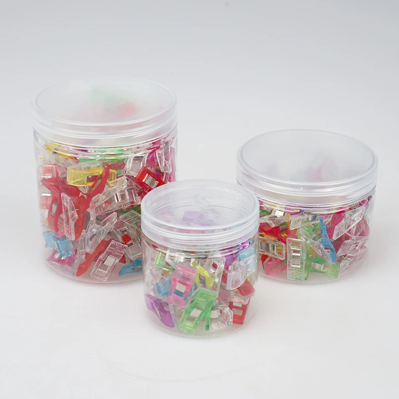 Quilting Binding-Clips-Paper Plastic Clips Crocheting Assorted-Colors 30/50/100pcs