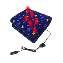 12V Электромобиль одеяло с подогревом Звезда путешествия зима кемпинг поездки(6" x 40", синий) H55A