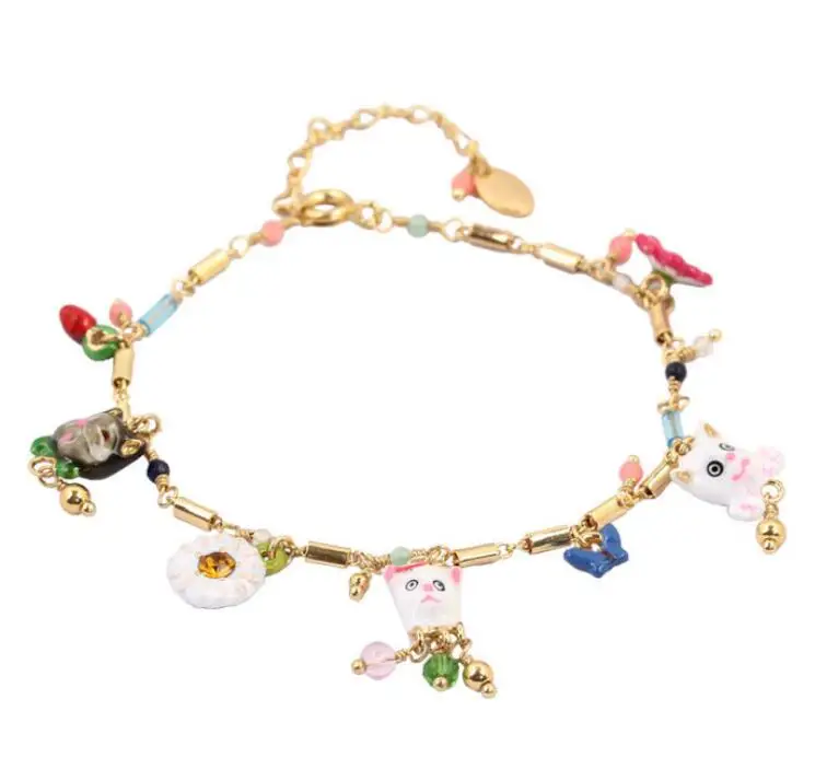 CSxjd эмалированная глазурь изысканное симпатичное кольцо для кошек - Цвет основного камня: bracelet