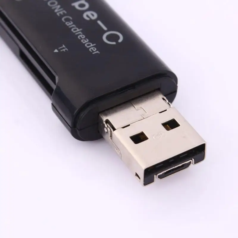 3 в 1 SD TF Micro SD считыватель карт памяти для type-C USB3.1 USB2.0 Micro USB