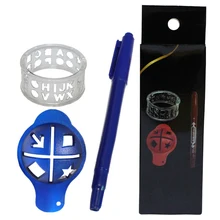 Мяч для гольфа, 3 цвета, клипса, маркер для рисования линий, ручка, шаблон, выравнивание, метки, гольф-маркер для фестивалей/торговых ярмарок/новоселье