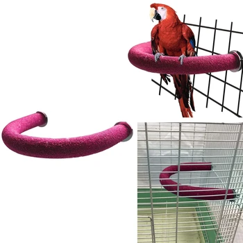 

Bird Perch for Parakeets, Parrot Toys Stands, Supplies for Small Medium Parakeet
