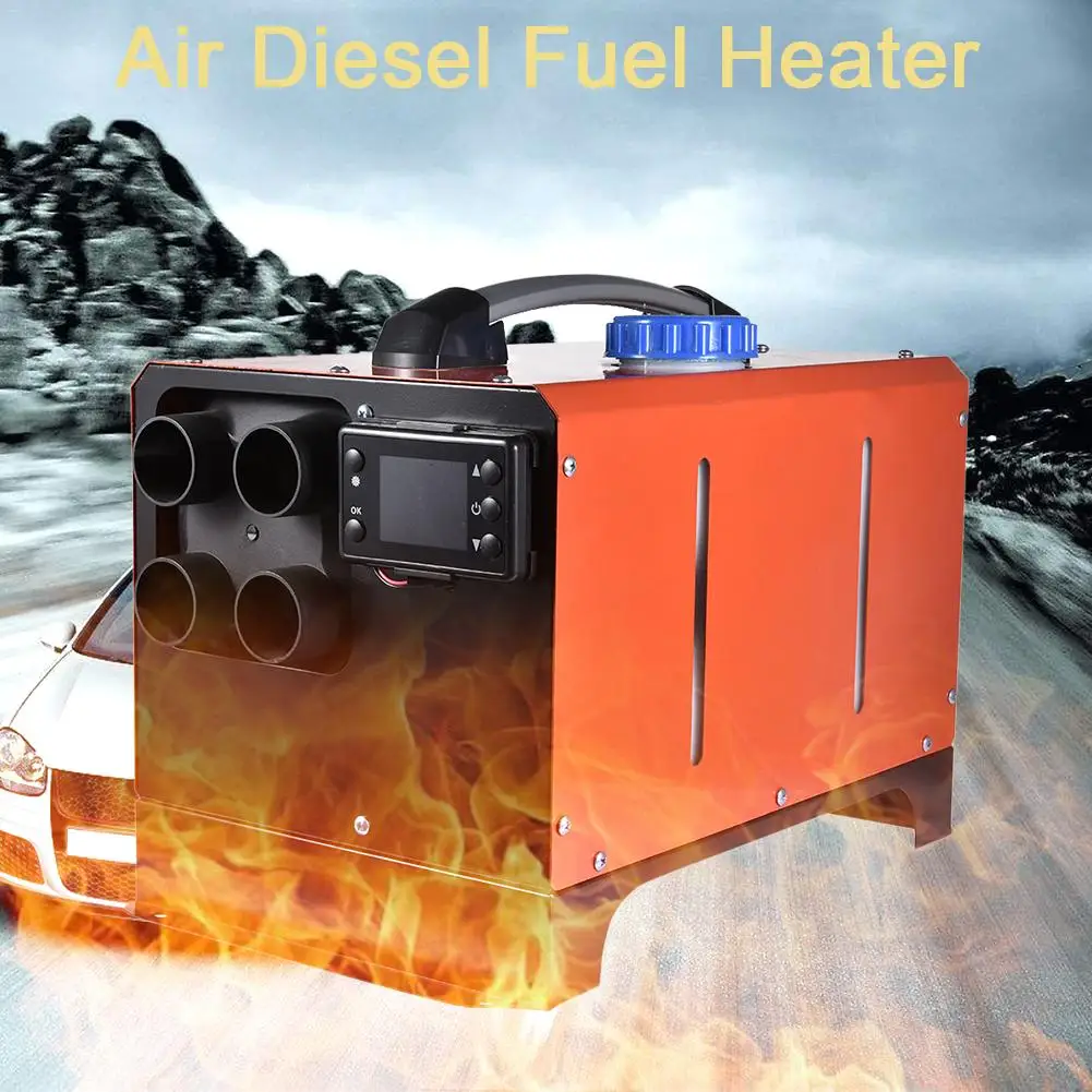 

Parking Air Diesel Fuel Heater Set 5KW 12V24V For Car Truck Bus Low Fuel Low Noise Remotely Control The Diesel Air Heater